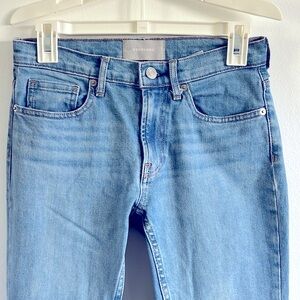 Everlane ankle mid-rise straight leg jeans